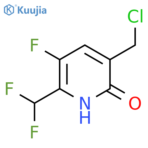 5-(Chloromethyl)-2-(difluoromethyl)-3-fluoro-6-hydroxypyridine structure