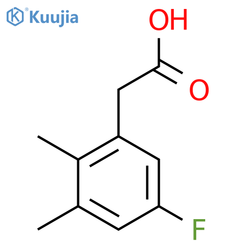 2,3-Dimethyl-5-fluorophenylacetic acid structure