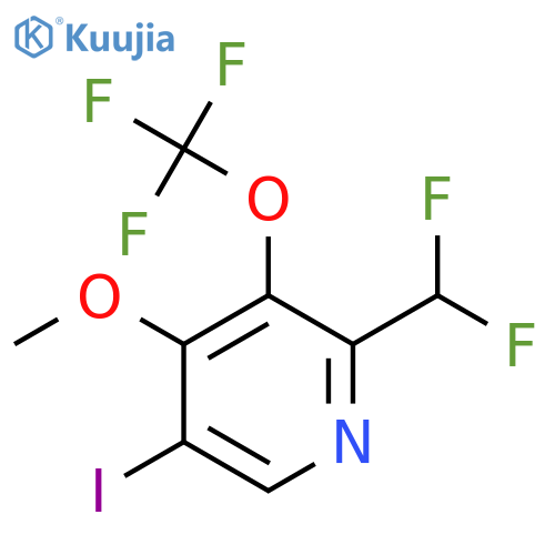 2-(Difluoromethyl)-5-iodo-4-methoxy-3-(trifluoromethoxy)pyridine structure