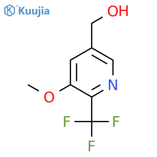 3-Methoxy-2-(trifluoromethyl)pyridine-5-methanol structure