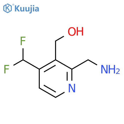 2-(Aminomethyl)-4-(difluoromethyl)pyridine-3-methanol structure