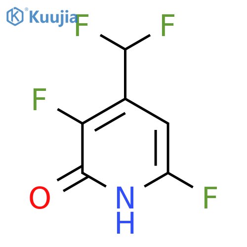 3,6-Difluoro-4-(difluoromethyl)-2-hydroxypyridine structure