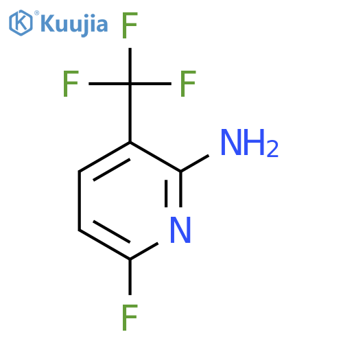 2-Amino-6-fluoro-3-(trifluoromethyl)pyridine structure