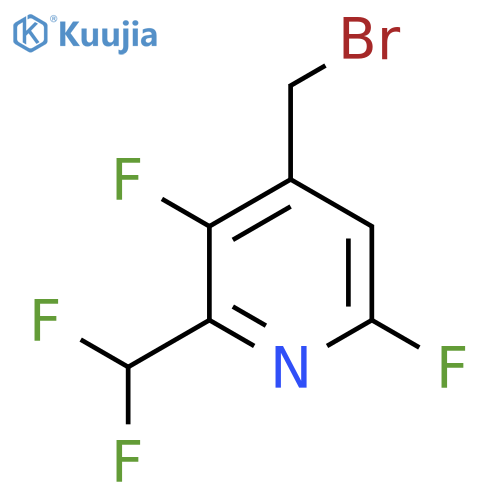 4-(Bromomethyl)-3,6-difluoro-2-(difluoromethyl)pyridine structure