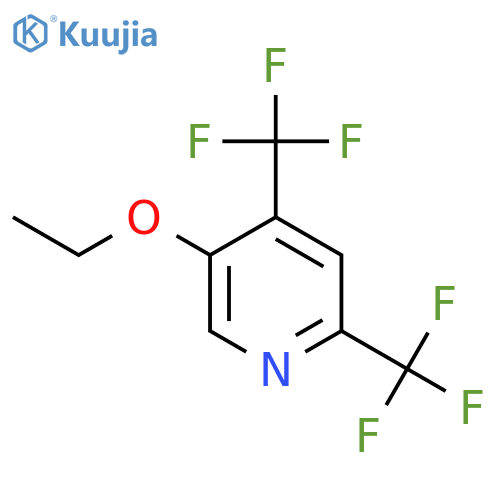 2,4-Bis(trifluoromethyl)-5-ethoxypyridine structure