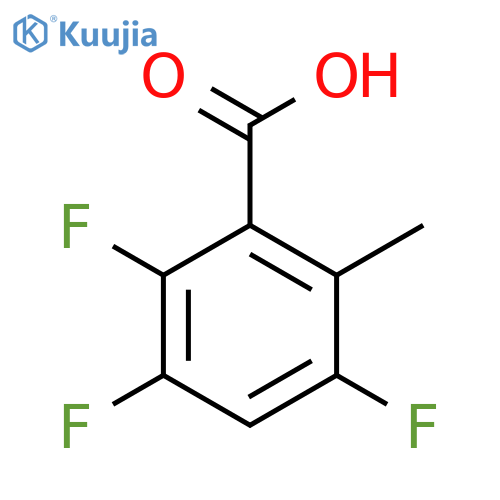 2-Methyl-3,5,6-trifluorobenzoic acid structure