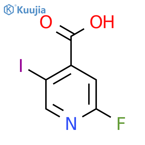 2-Fluoro-5-iodoisonicotinic acid structure