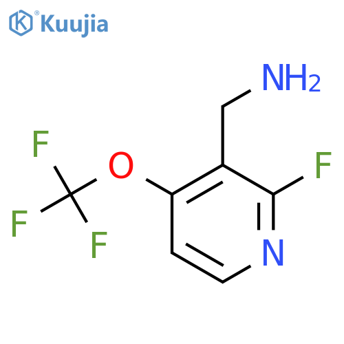 3-(Aminomethyl)-2-fluoro-4-(trifluoromethoxy)pyridine structure