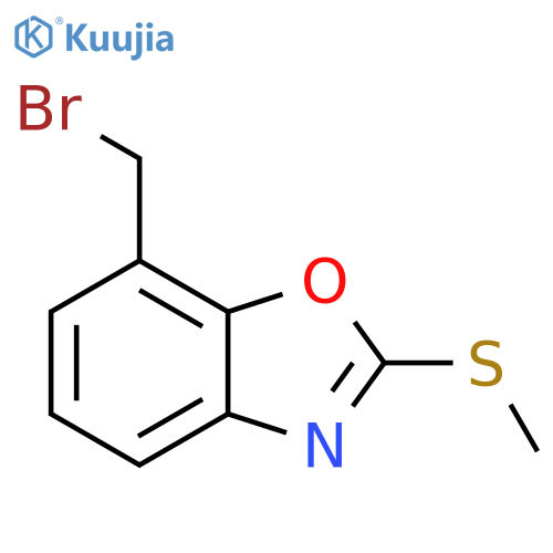 7-(Bromomethyl)-2-(methylthio)benzo[d]oxazole structure