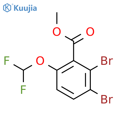 Methyl 2,3-dibromo-6-(difluoromethoxy)benzoate structure
