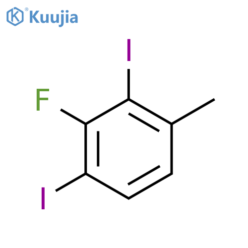 2,4-Diiodo-3-fluorotoluene structure