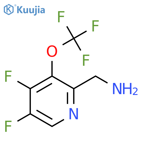 2-(Aminomethyl)-4,5-difluoro-3-(trifluoromethoxy)pyridine structure