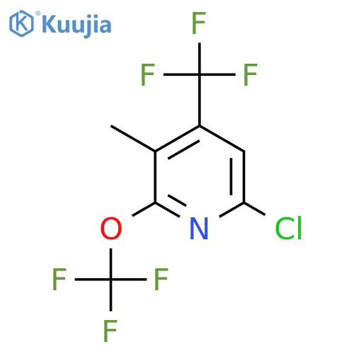 6-Chloro-3-methyl-2-(trifluoromethoxy)-4-(trifluoromethyl)pyridine structure