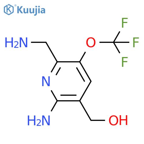 2-Amino-6-(aminomethyl)-5-(trifluoromethoxy)pyridine-3-methanol structure