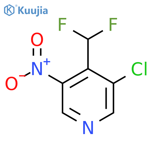 3-Chloro-4-(difluoromethyl)-5-nitropyridine structure