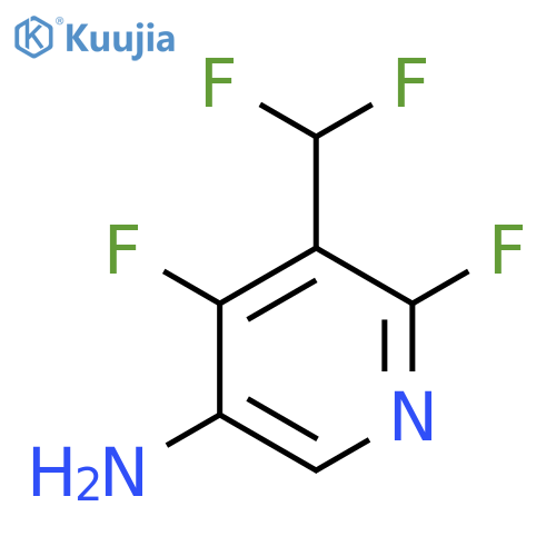 5-Amino-2,4-difluoro-3-(difluoromethyl)pyridine structure