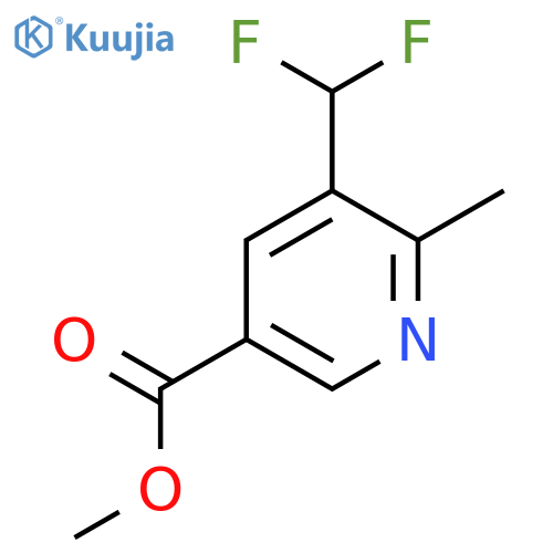 Methyl 3-(difluoromethyl)-2-methylpyridine-5-carboxylate structure