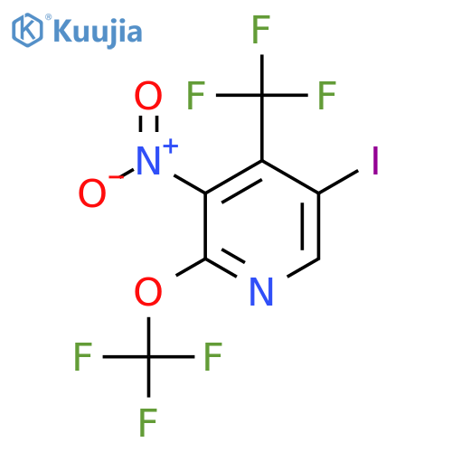 5-Iodo-3-nitro-2-(trifluoromethoxy)-4-(trifluoromethyl)pyridine structure