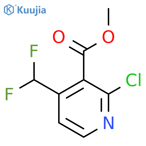 Methyl 2-chloro-4-(difluoromethyl)pyridine-3-carboxylate structure