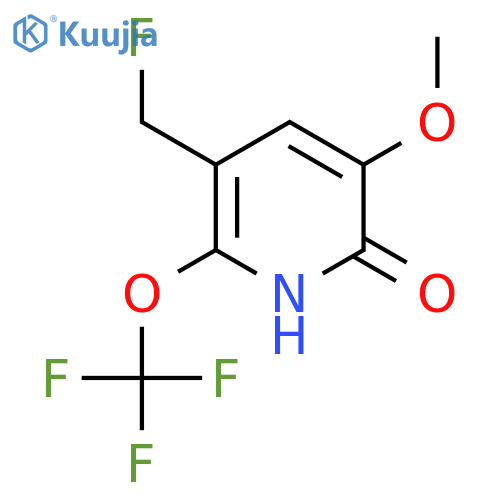 5-(Fluoromethyl)-2-hydroxy-3-methoxy-6-(trifluoromethoxy)pyridine structure