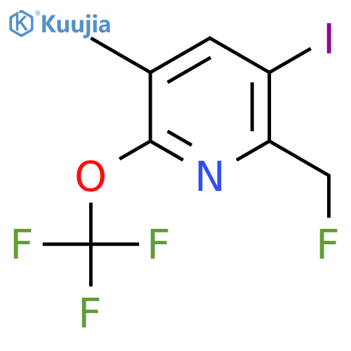 2-(Fluoromethyl)-3-iodo-5-methyl-6-(trifluoromethoxy)pyridine structure