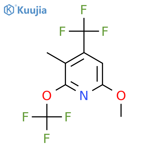 6-Methoxy-3-methyl-2-(trifluoromethoxy)-4-(trifluoromethyl)pyridine structure
