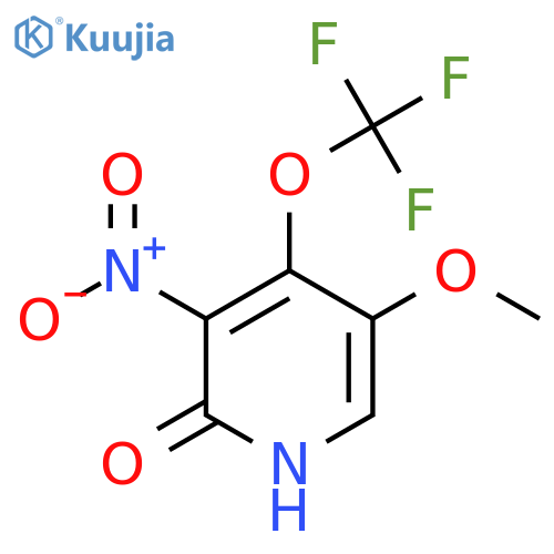2-Hydroxy-5-methoxy-3-nitro-4-(trifluoromethoxy)pyridine structure