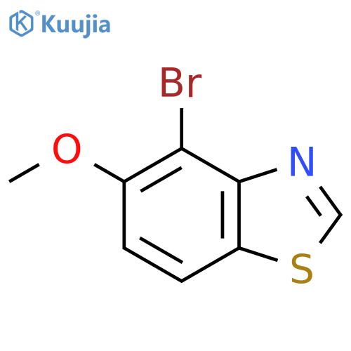 4-Bromo-5-methoxybenzothiazole structure