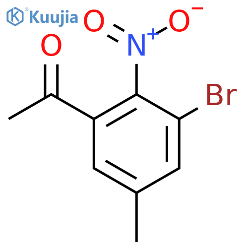 3'-Bromo-5'-methyl-2'-nitroacetophenone structure