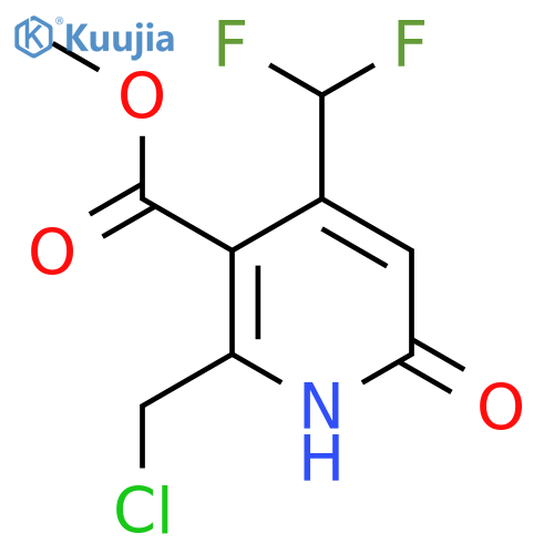 Methyl 2-(chloromethyl)-4-(difluoromethyl)-6-hydroxypyridine-3-carboxylate structure