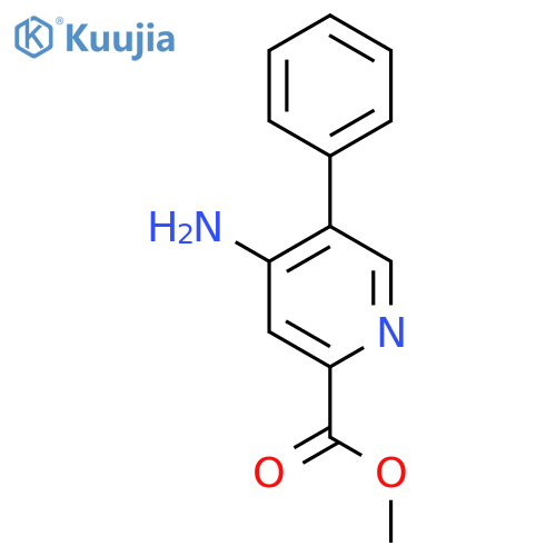 Methyl 4-amino-5-phenylpicolinate structure