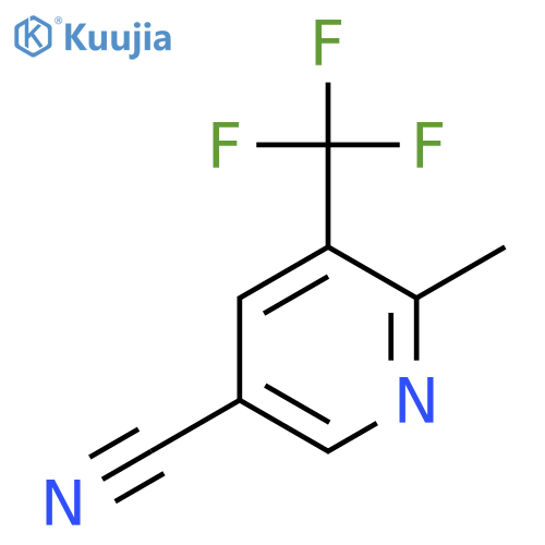6-Methyl-5-(trifluoromethyl)nicotinonitrile structure