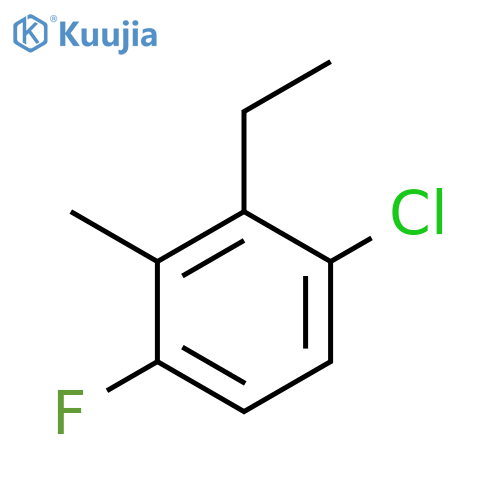 3-Chloro-2-ethyl-6-fluorotoluene structure