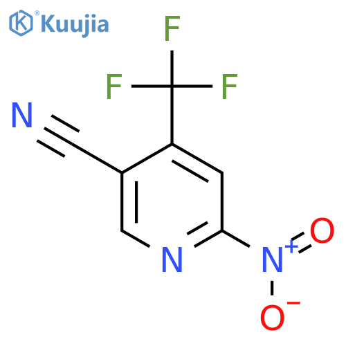 6-Nitro-4-(trifluoromethyl)nicotinonitrile structure