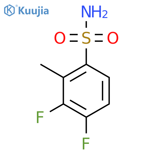 3,4-Difluoro-2-methylbenzenesulfonamide structure