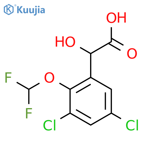3,5-Dichloro-2-(difluoromethoxy)mandelic acid structure
