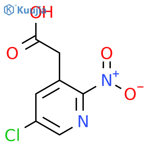 5-Chloro-2-nitropyridine-3-acetic acid structure