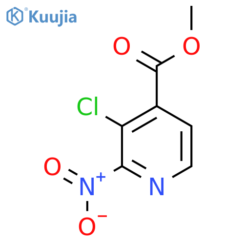 Methyl 3-chloro-2-nitroisonicotinate structure