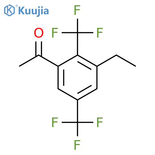2',5'-Bis(trifluoromethyl)-3'-ethylacetophenone structure