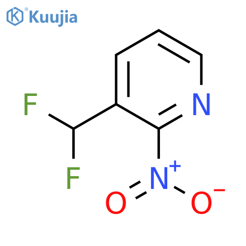3-(Difluoromethyl)-2-nitropyridine structure