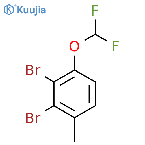 2,3-Dibromo-4-(difluoromethoxy)toluene structure