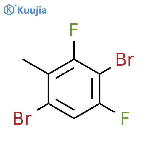 3,6-Dibromo-2,4-difluorotoluene structure
