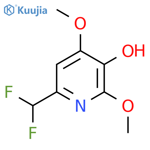 6-(Difluoromethyl)-2,4-dimethoxy-3-hydroxypyridine structure