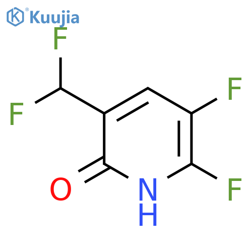 2,3-Difluoro-5-(difluoromethyl)-6-hydroxypyridine structure