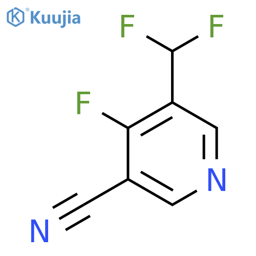 3-Cyano-5-(difluoromethyl)-4-fluoropyridine structure