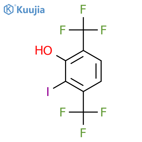 3,6-Bis(trifluoromethyl)-2-iodophenol structure