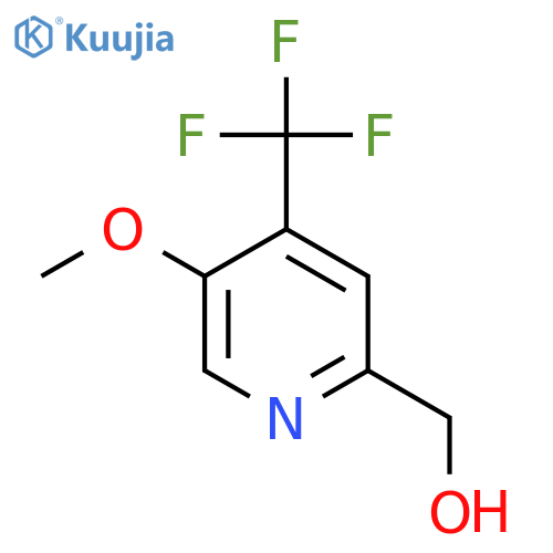 5-Methoxy-4-(trifluoromethyl)pyridine-2-methanol structure