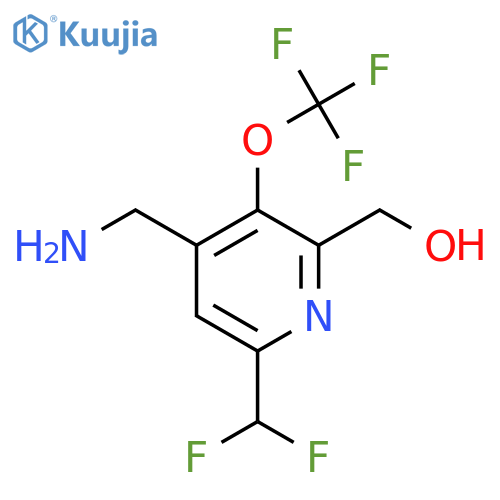 4-(Aminomethyl)-6-(difluoromethyl)-3-(trifluoromethoxy)pyridine-2-methanol structure