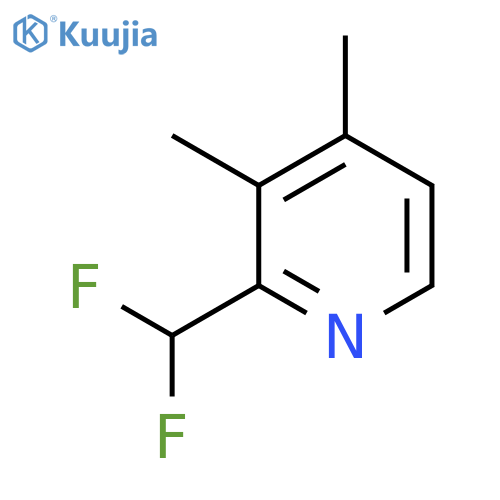 2-(Difluoromethyl)-3,4-dimethylpyridine structure