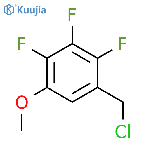 5-Methoxy-2,3,4-trifluorobenzyl chloride structure